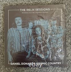 Daniel Donato's Cosmic Country. Relix Splatter Vinyl 2 lps. Signed. New