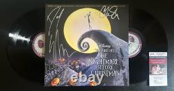 Danny & Elfman Chris Sarandon Signed Nightmare Before Christmas Vinyl Lp Jsa Coa