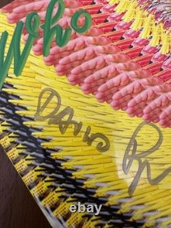 David Byrne Who Is The Sky (New Apple Green Vinyl LP) SIGNED in GOLD