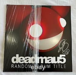 Deadmau5 Amoeba Signed Random album Title Red Vinyl Autographed EDM Presale