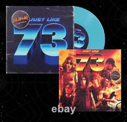 Def Leppard JUST LIKE 73 EXCLUSIVE BLUE VINYL 7 + SIGNED PRINT CONFIRMED