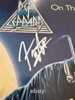 Def Leppard On Through The Night vinyl Signed / Autographed by Joe Elliott COA