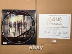 Def Leppard Signed Autographed Vinyl Record LP Pyromania Hysteria Adrenalize