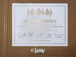 Def Leppard Signed Autographed Vinyl Record LP Pyromania Hysteria Adrenalize