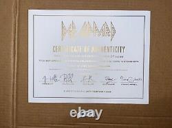 Def Leppard Signed Autographed Vinyl Record LP Pyromania Hysteria Adrenalize