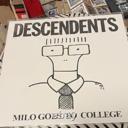 Descendents Milo Goes to College Autographed Record Cover with Milo Dedication
