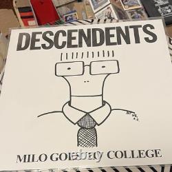 Descendents Milo Goes to College Autographed Record Cover with Milo Dedication