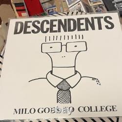 Descendents Milo Goes to College Autographed Record Cover with Milo Dedication