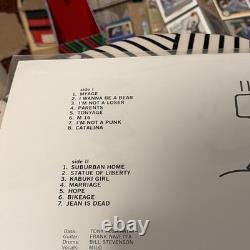 Descendents Milo Goes to College Autographed Record Cover with Milo Dedication