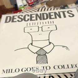 Descendents Milo Goes to College Autographed Record Cover with Milo Dedication