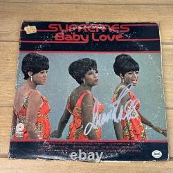 Diana Ross Autographed Signed LP Supremes'Baby Love' COA Hologram