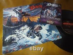 Dio Holy Diver Autographed by Ronnie James Dio vinyl Lp Venezuela Inc. Flyer