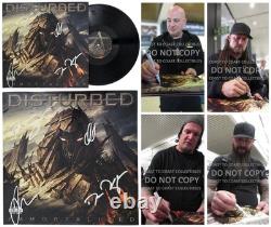 Disturbed Band Signed Immortalized Album COA Proof Autographed Vinyl Record