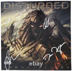 Disturbed Band Signed Immortalized Album COA Proof Autographed Vinyl Record