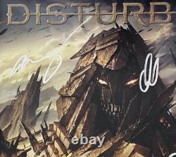 Disturbed Band Signed Immortalized Album COA Proof Autographed Vinyl Record