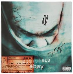 Disturbed Band Signed The Sickness Album COA Proof Autographed Vinyl Record