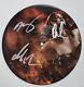 Disturbed Real Hand Signed Inside The Fire 7 Picture Disc Vinyl Record Jsa Loa