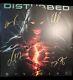 Disturbed Signed Autographed Divisive Vinyl. Red And Black Splatter