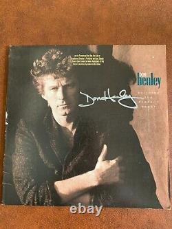 Don Henley Autographed Vinyl 1984 Building The Perfect Beast-Signed Eagles COA