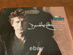 Don Henley Autographed Vinyl 1984 Building The Perfect Beast-Signed Eagles COA