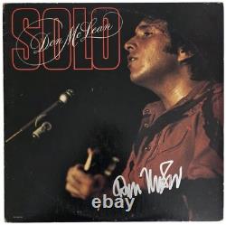 Don Mclean Signed Solo Album COA Exact Proof Autographed Vinyl Record