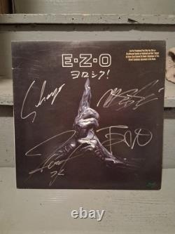 EZO RECORD ALBUM VINYL LP Rare Gold Stamped Promo Version, Autographed By Band