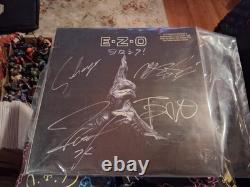 EZO RECORD ALBUM VINYL LP Rare Gold Stamped Promo Version, Autographed By Band