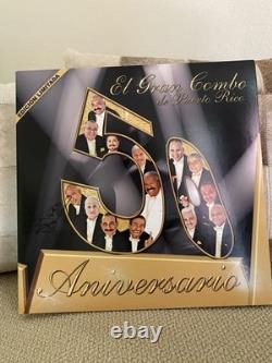 El Gran Combo 50 Aniversario Limited Edition New Double Vinyl Records Signed