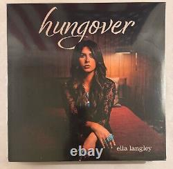 Ella Langley Hungover Signed Insert Plum Vinyl Lp Damaged Cover A16