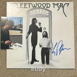 FLEETWOOD MAC Lindsey Buckingham Signed Autographed Rumours Record Album Vinyl