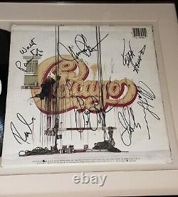 Framed Chicago Signed Record Album Vinyl Autographed x7 Members! RARE