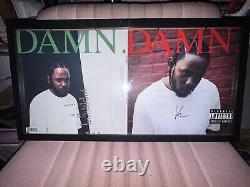 Framed Kendrick Lamar Signed Autograph Album Vinyl Record Damn