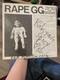 Gg Allin Rare Vinyl Lp R@pe Nm Autographed Gg Costes & Suckdog