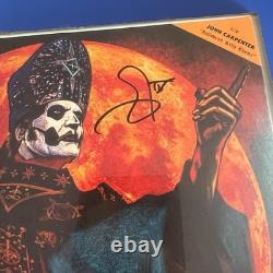 GHOST Tobias Forge Signed Vinyl 7 Inch Album Hunter's Moon Record RED VARIANT