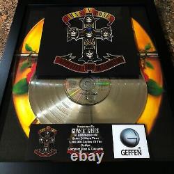 GUNS N' ROSES (Appetite For Destruction) CD LP Record Vinyl Autographed Signed