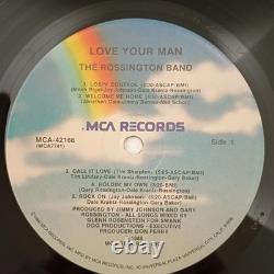 Gary Rossington Autographed Vinyl LP Love Your Man The Rossington Band SKYNYRD