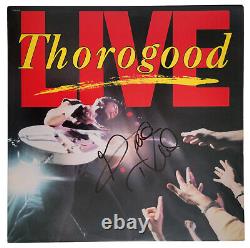 George Thorogood Signed Thorogood Live Album COA Proof Autographed Vinyl Record