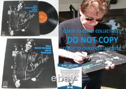 George Thorogood autographed More album vinyl record COA exact Proof Beckett BAS