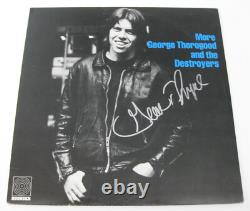 George Thorogood autographed More album vinyl record COA exact Proof Beckett BAS