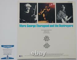 George Thorogood autographed More album vinyl record COA exact Proof Beckett BAS