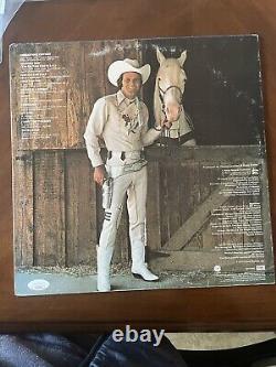 Glenn Campbell Autographed Vinyl LP Record Rhinestone Cowboy Signed JSA COA