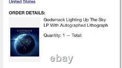 Godsmack Lighting up the sky vinyl lp & signed Lithograph pre Order