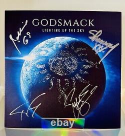 Godsmack Signed Autographed Lighting Up The Sky Vinyl Record Album Sully Erna +3