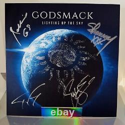 Godsmack Signed Autographed Lighting Up The Sky Vinyl Record Album Sully Erna +3