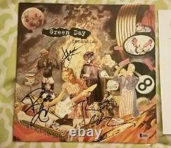 Green Day full band signed autograph Insomniac vinyl record Beckett LOA #A05865