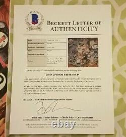 Green Day full band signed autograph Insomniac vinyl record Beckett LOA #A05865