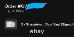 Greta Van Fleet Starcatcher Clear Vinyl Signed Confirmed Order