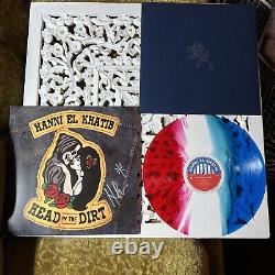 Hanni El Khatib Head in the Dirt SIGNED Tricolor Vinyl French 2013 LP SHIPS FREE