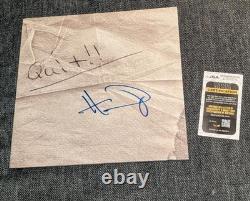 Hardy Signed AUTOGRAPH QUIT Vinyl ALBUM Record JSA COA