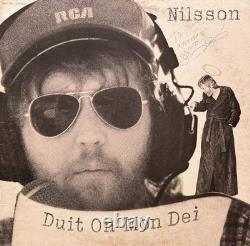 Harry Nilsson Signed LP Duit On Mon Dei Autographed Album Cover RCA 1975